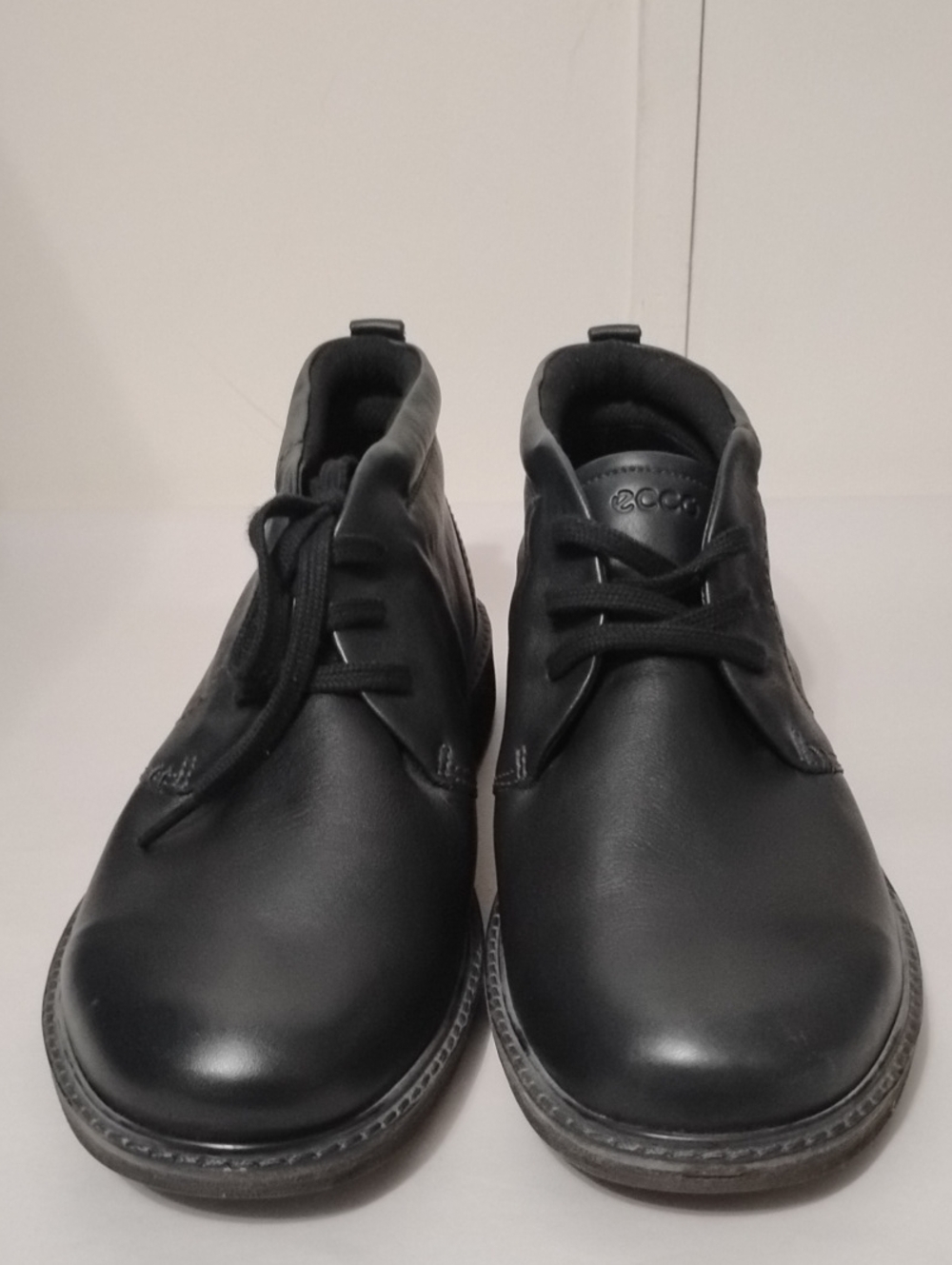 Ecco Turn Gtx Men's 44 Black Leather Chukka Boots